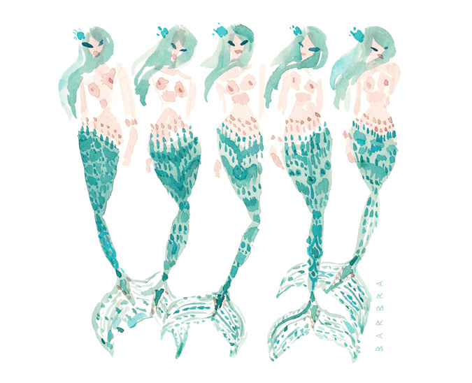 SEA GLASS SISTAHS // 12 Days of Mermaids Series · BARBARIAN | Barbra ...