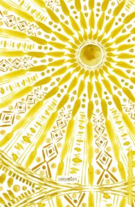 SUN WORSHIP Yellow Mandala