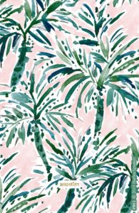 VACAY VOCAB Blush Palms – BARBARIAN by Barbra Ignatiev | Bold colorful art